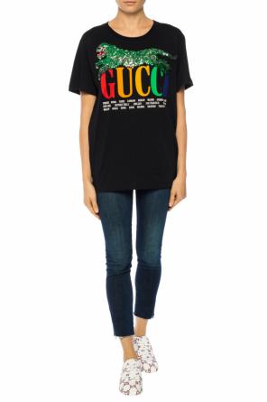 Logo-printed t-shirt, zdjęcie 2 Logo-printed t-shirt od Gucci